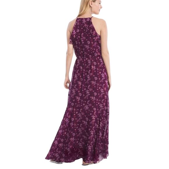 WHBM Purple Floral Maxi Dress 8 - Picture 12 of 15